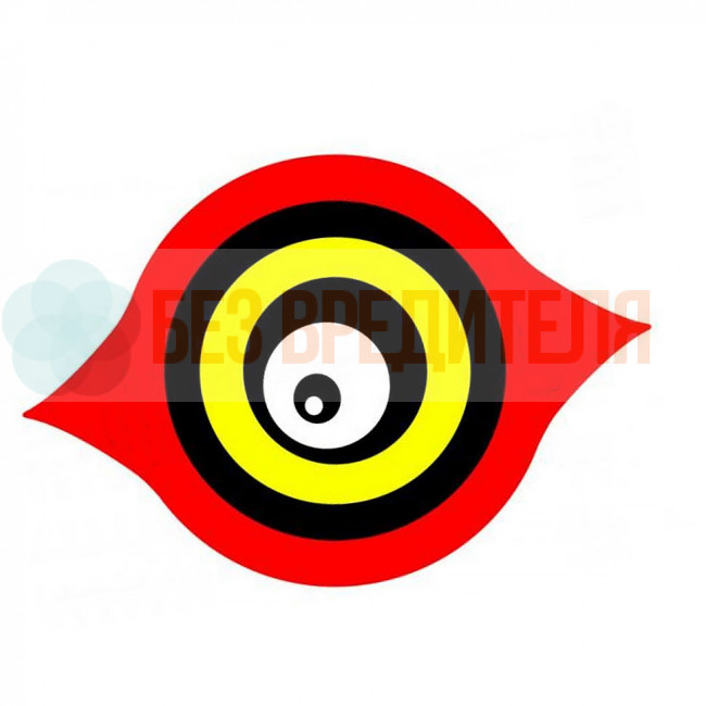 Отпугиватель птиц глаз хищной птицы 23 см красный