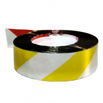 Лента для отпугивания птиц радужная с желтым Лента для отпугивания птиц радужная с желтым